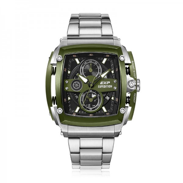 Expedition 3008 Silver Green Steel New GCBTOBAGN